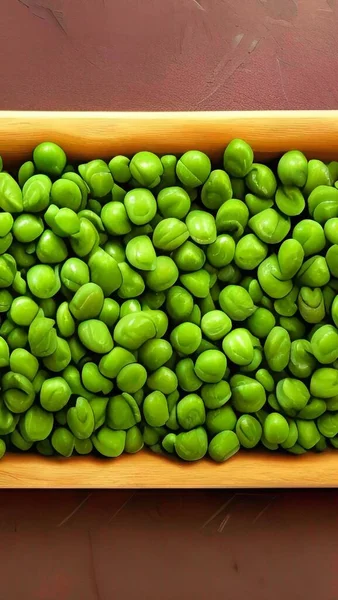 green and white beans on a background of the market