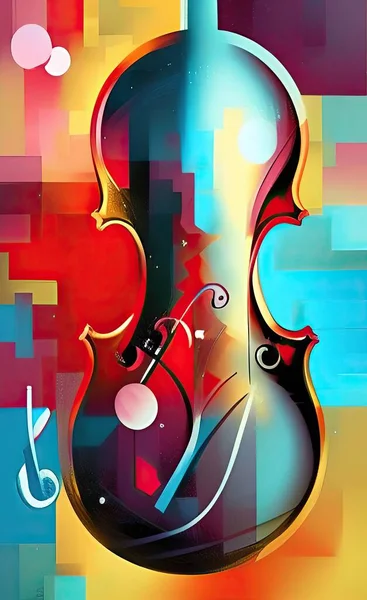 abstract background with musical notes