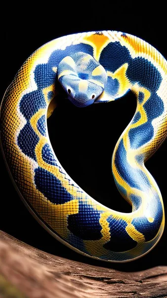 snake python, reptile, animal, fauna, wildlife, mammal, yellow, black, white, green