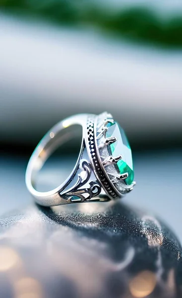 diamond ring with diamonds on a white background