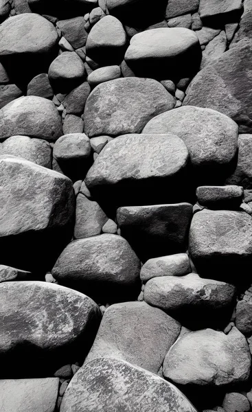 black and white stone stones