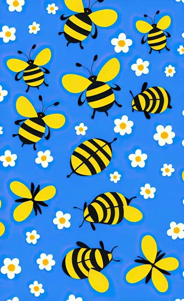 Cartoon cute bee mascot A cheerful bee with a  Stock Illustration  94219984  PIXTA
