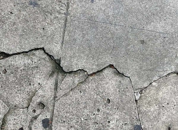 Photography Crack Concrete Sidewalk Arafed Concrete Surface Cracks Cracks — Stock Photo, Image