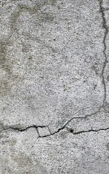 Padlocked Concrete Wall Cracks Cracks Middle — Stock Photo, Image