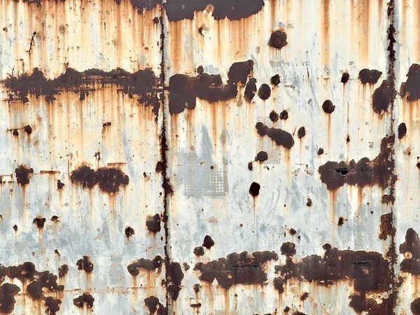 Una Fotografía Fondo Textura Superficie Acero Oxidado — Foto de Stock