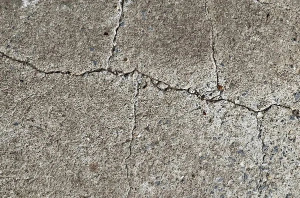 Photography Crack Concrete Shows Crack Ground Close Crack Concrete Wall — Stock Photo, Image