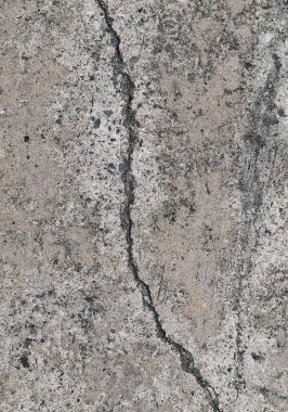 Betondaki çatlağın fotoğrafı zemindeki çatlağı gösteriyor. Hipsiglena torquata betonda çok büyük bir çatlaktır..
