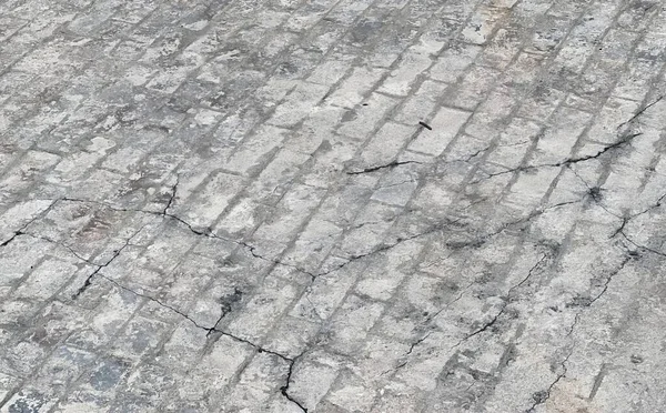 Стара Тріщина Тротуару Тріснута Тріснута — стокове фото