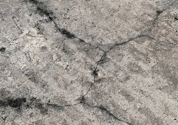 混凝土上断裂的线 — 图库照片