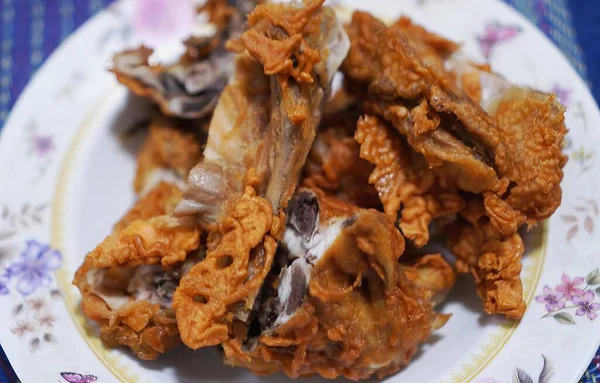Hidangan Dari Ayam Dan Tiram — Stok Foto