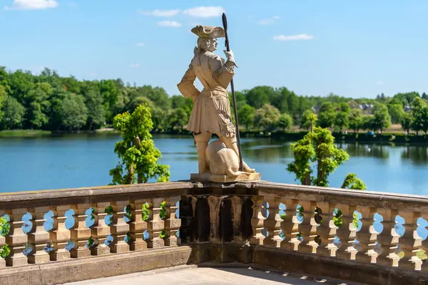 stock image A statue depicting a hunter. Moritzburg Castle, Saxony, Germany