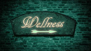 Sokak Işareti sağlık için yön yolu