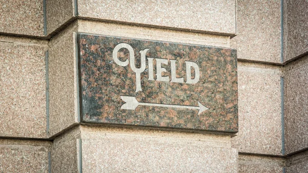 stock image Street Sign the Direction Way to Yield