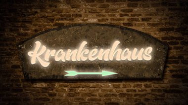 Doğrudan hastaneye giden işaretler.