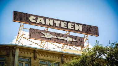 Sokak Işareti yön yol Canteen için