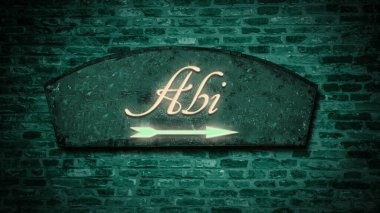 Hayatın lise diplomasını ve Almanca mezuniyetini gösteren bir tabela.