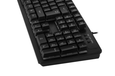 Beyaz arkaplanda klavye