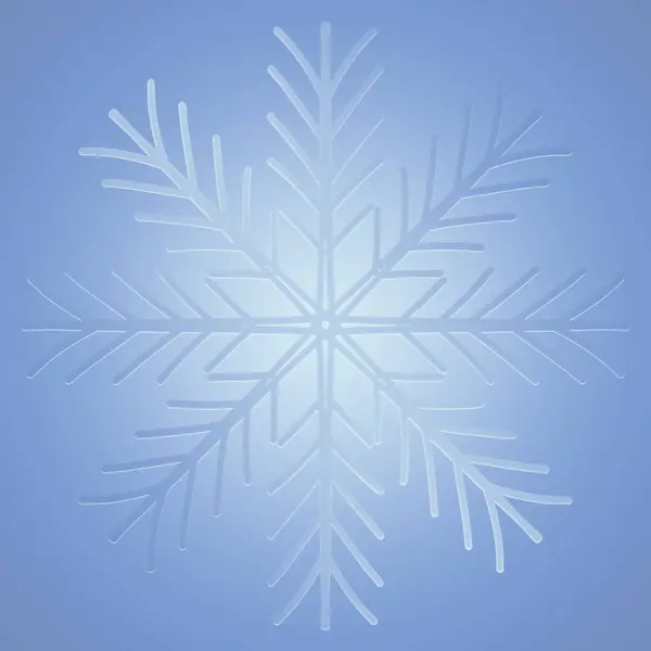 Güzel mavi kar taneleri, gradyan dolgulu. Noel kartı için kış, yeni yıl ve Noel arkaplanı.