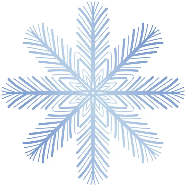 Sneeuw Achtergrond Blauwe Sneeuwvlok Een Witte Achtergrond Kerst Besneeuwde Winter — Stockfoto