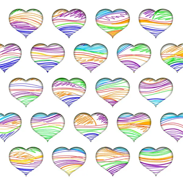 Background Hearts Love Valentine Day — Stock Photo, Image