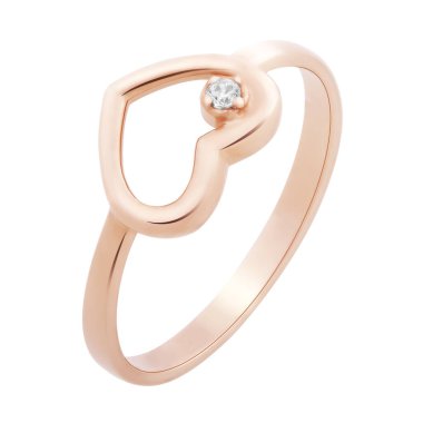 beyaz zemin üzerine altın yüzük