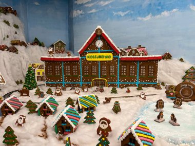 Wroclaw, Polonya - 19 Şubat 2024: Kış tatili, sergi 