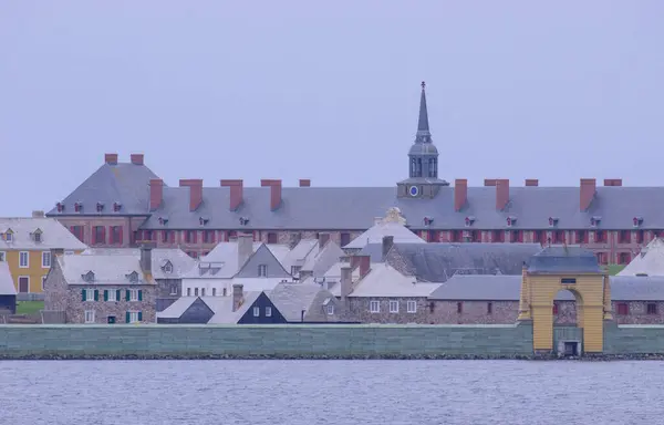 Fästningen Ligger Sydöstra Kanten Louisbourg Hamn Intill Atlanten Sydöstra Cape — Stockfoto