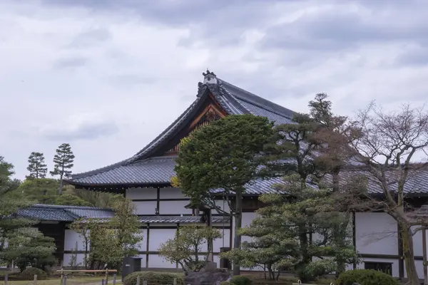 Kyoto 'daki Nijo Şatosu, nefes kesici mimarisi, bahçeleri ve zengin tarihi önemiyle tanınan UNESCO Dünya Mirası sitesidir. Japonya 'da çekildi, Kyoto, 04.2024 