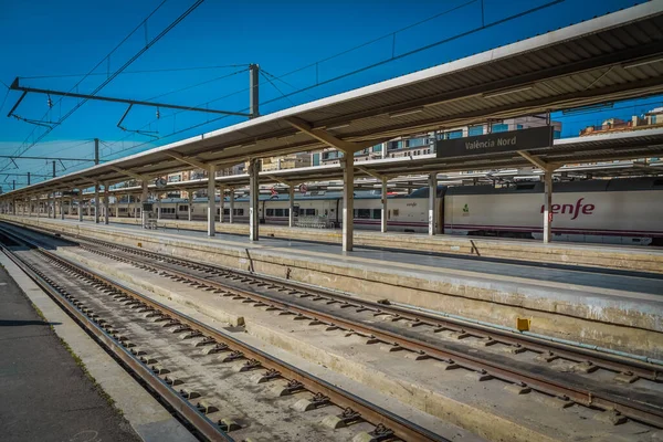 Järnvägsstationen Valencia Nord Valancia Spanien — Stockfoto