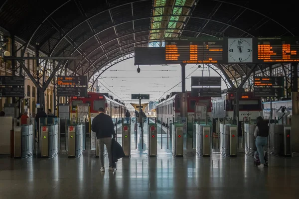 Järnvägsstationen Valencia Nord Valancia Spanien Stockfoto