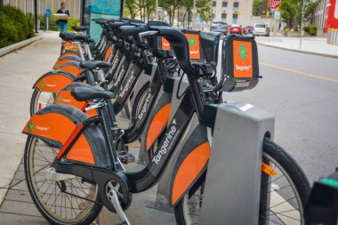 halka açık bisiklet standı, Toronto, Ontario, Kanada