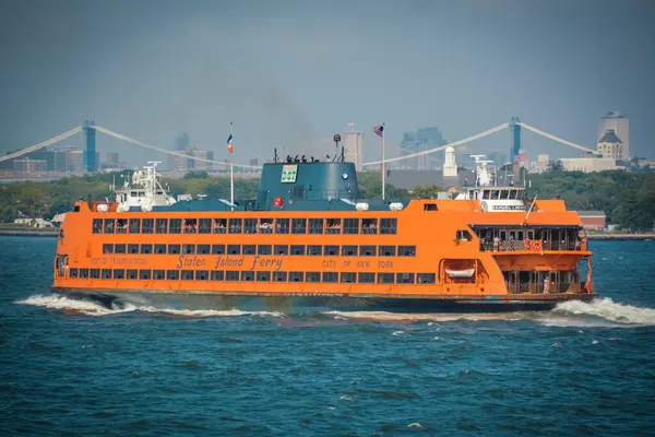 Staten Island Feribotu, New York, New York, Amerika Birleşik Devletleri.