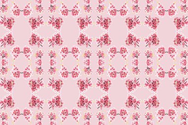 Kiraz ağacı çiçekleri arka plan, çiçek desenleri