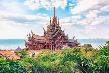 Sanctuary of Truth in Naklua, Pattaya, Thailand