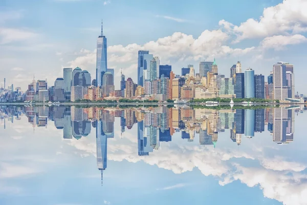 Небо Нью Йорка Соединенные Штаты — стоковое фото