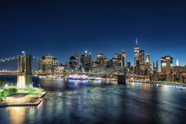 The skyline of New York City, United States