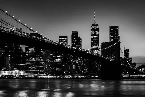 美国纽约市的天际线 — 图库照片