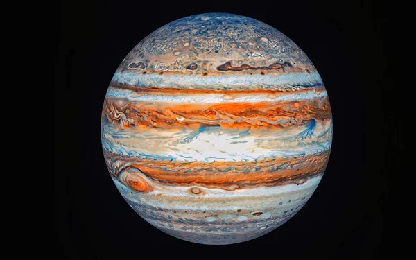 Vista Artista Sobre Planeta Júpiter — Fotografia de Stock