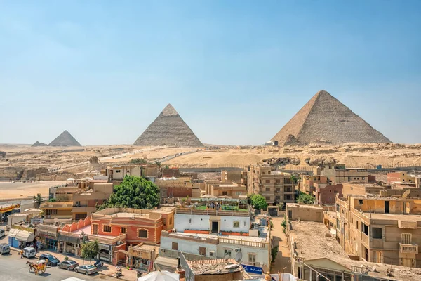 Les Pyramides Géza Egypte — Photo