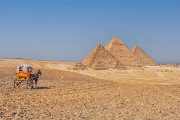 Pirâmides Giza Egito — Fotografia de Stock