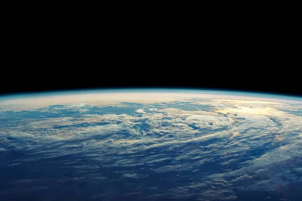 从轨道上看地球 — 图库照片