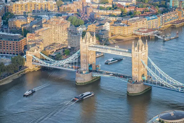 Tower Bridge Londynie Miasta Zdjęcie Stockowe