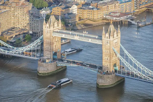 Tower Bridge Londynie Miasta Obrazek Stockowy
