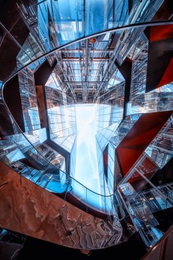 Londra şehrinin modern mimarisi