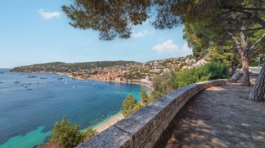 Fransız Rivierası 'ndaki Villefranche-Sur-Mer köyü