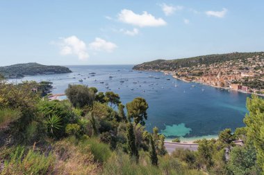 Fransız Rivierası 'ndaki Villefranche-Sur-Mer köyü