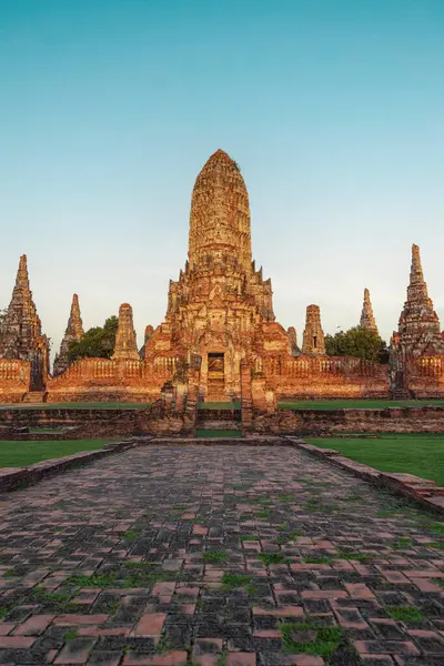 Antiguas Ruinas Templo Ayutthaya City Tailandia Imagen De Stock