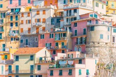 Manarola Köyü Cinque Terre Ulusal Parkı, İtalya