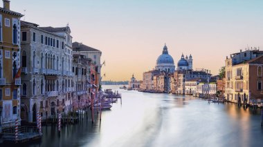 Sabah Venedik şehri, İtalya.