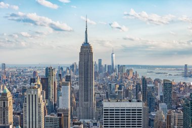 The skyline of New York City, United States